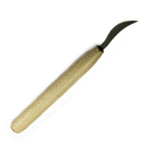 Clay Knife - 3cm Curved Single Edge Blade