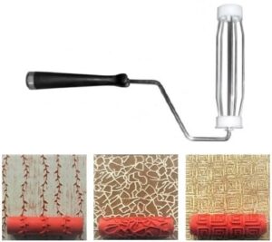 3 Piece 17cm Pattern Rollers with Handle - Set 1