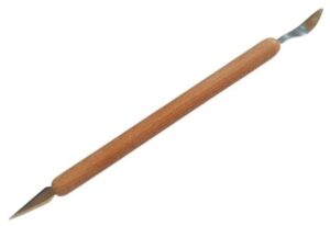 Double End Carving Tool - Curved Blade; 2cm Double Edge Blade
